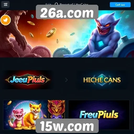 Jogos populares disponíveis no site 26a.com